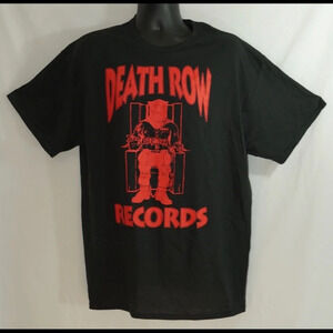 Death Row Records Spellout Graphic T Shirt M